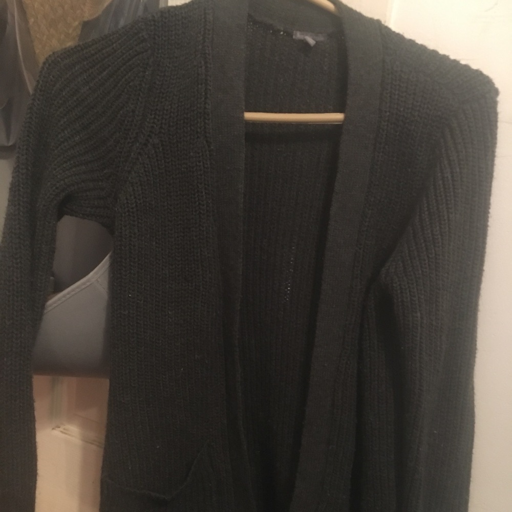 Knit sweater cardigan